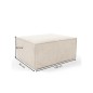 Pouf modulaire moutarde en velours côtelé - Compact SALMA